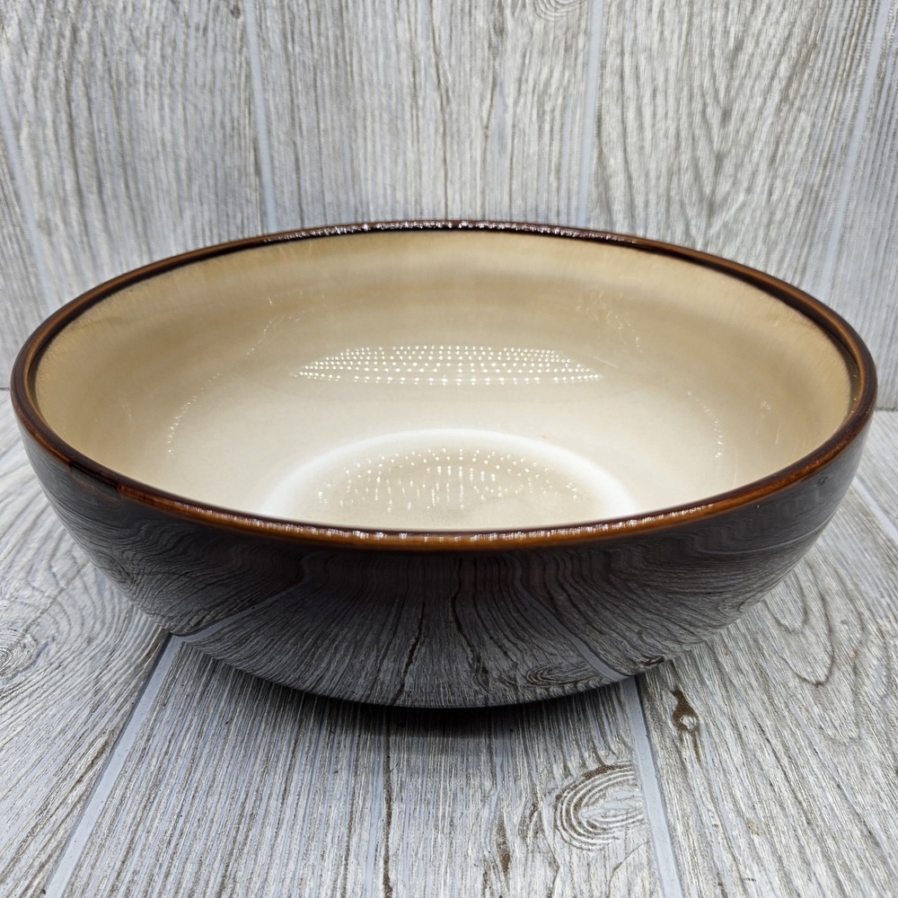 Sango Nova Brown 4933 Vegetable Serving Bowl 9" Wide‎ Dishwasher Microwave Safe